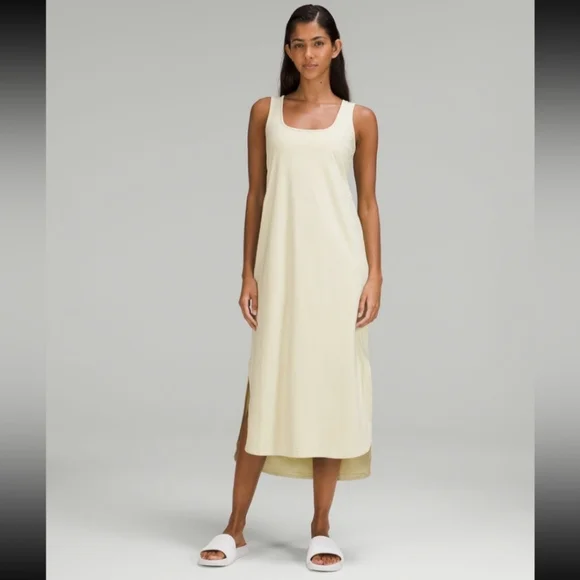 Lululemon Midi Cotton White Dress - Picture 5 of 7